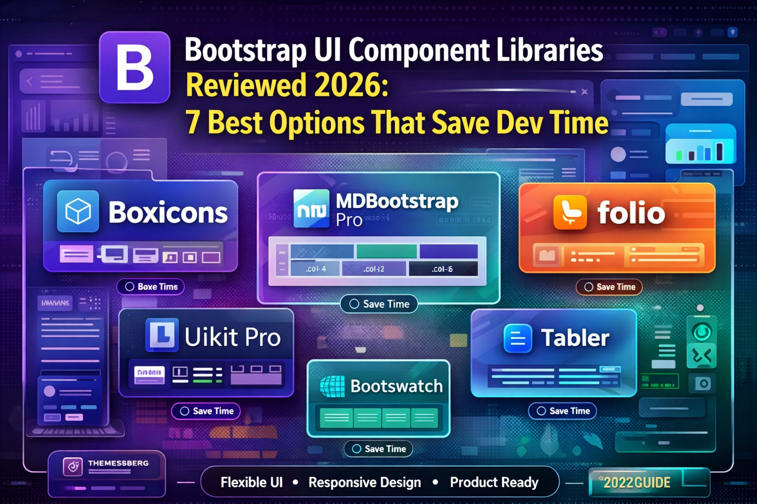 Bootstrap UI Component Libraries Reviewed 2026: 7 Best Options That Save Dev Time