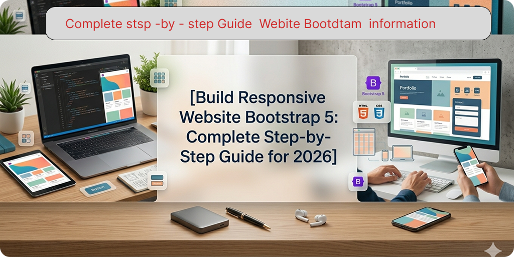 build responsive website Bootstrap 5