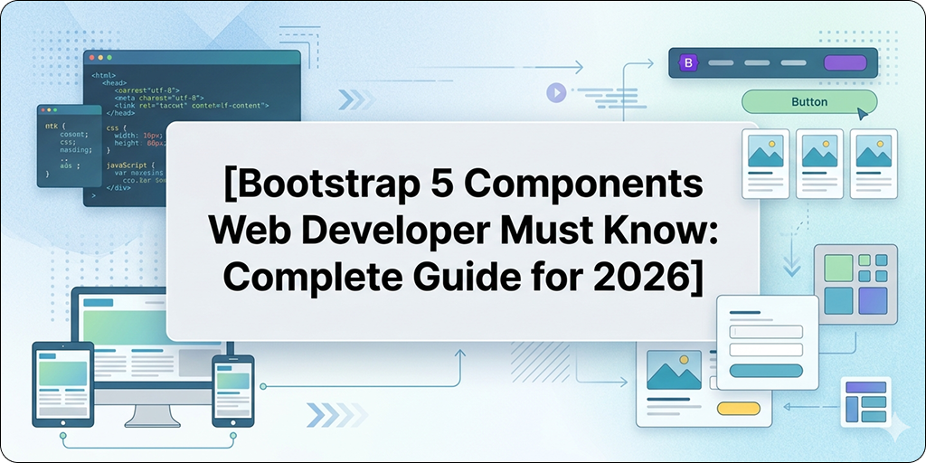 Bootstrap 5 components web developer