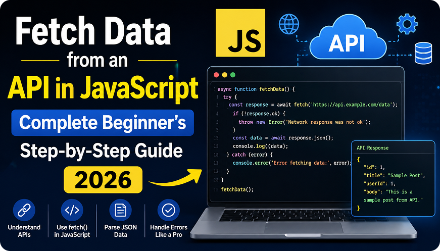 fetch data from an API in JavaScript