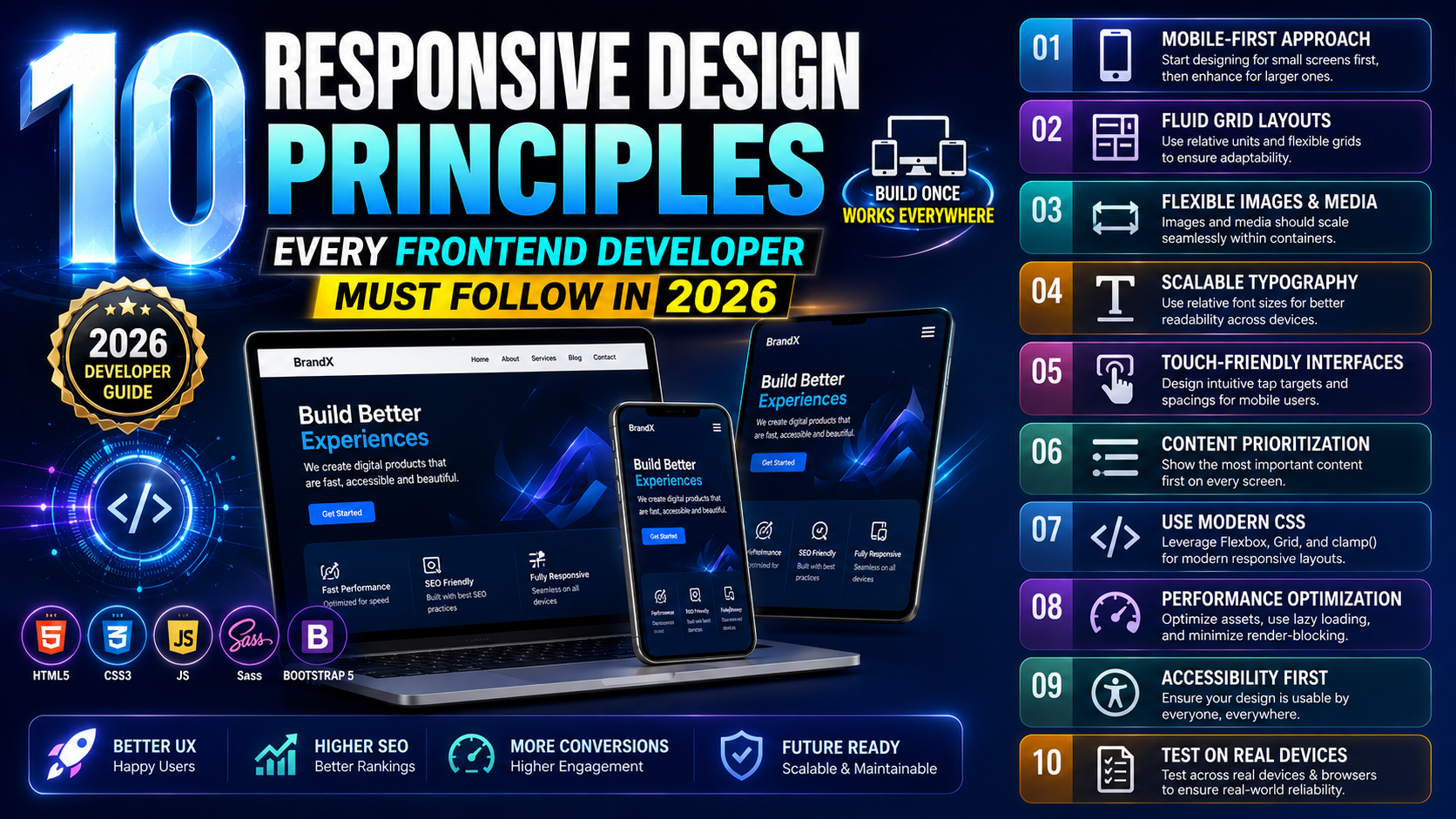 10 Responsive Design Principles Every Frontend Developer Must Follow in 2026