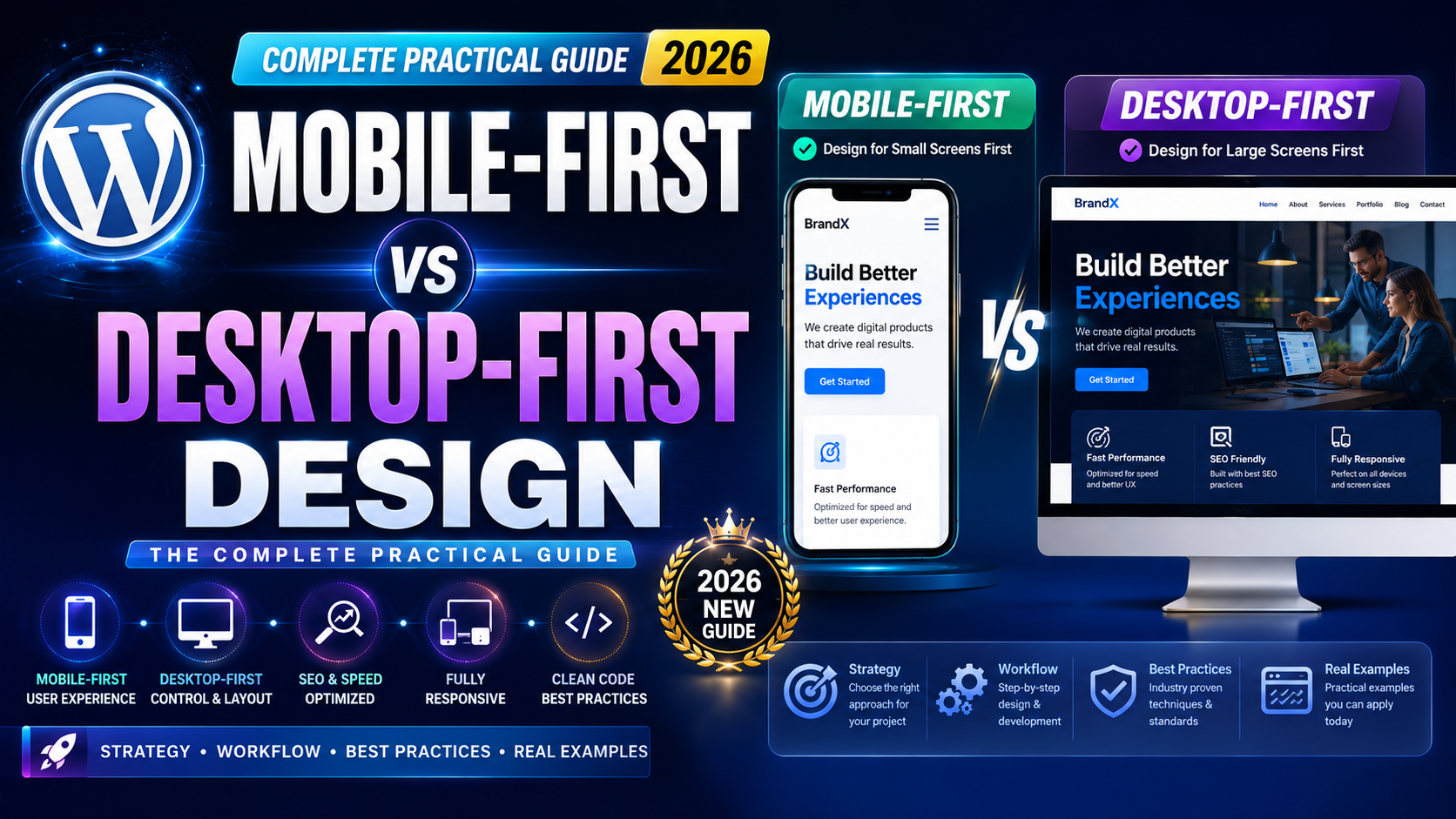 Mobile-First vs Desktop-First Design: Complete Practical Guide 2026